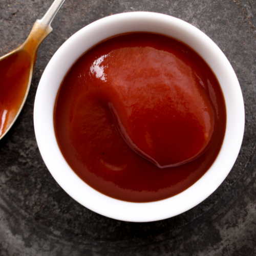 Ketchupfläck